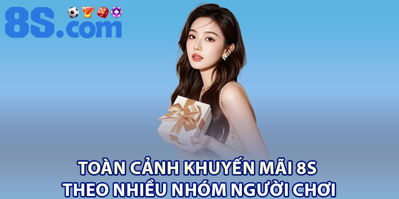 Khuyến Mãi 8S | Tổng Hợp Bonus Và Phần Thưởng 1 Toàn cảnh khuyến mãi 8S theo nhiều nhóm người chơi